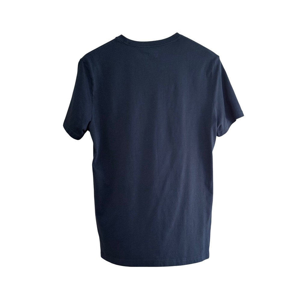 YETI Stars & Stripes Navy Blue T-Shirt Mens Small Graphic Logo Tee - Picture 3 of 4